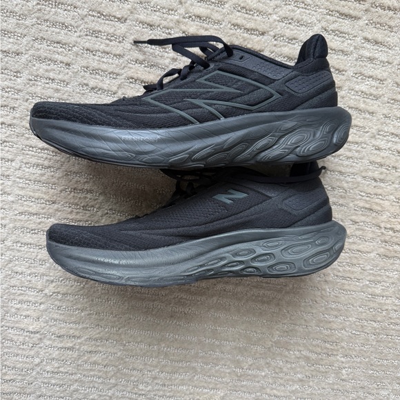 New Balance Black and Gray Athletic Shoes - Picture 2 of 5